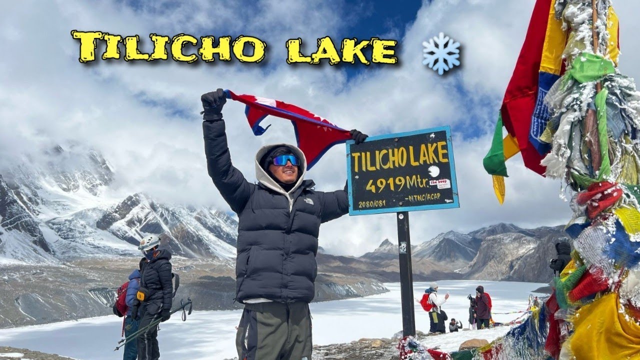 Finally Tilicho lake pugiyo ❄️|| day 4 basecamp to tilicho ​⁠@sachincheetri