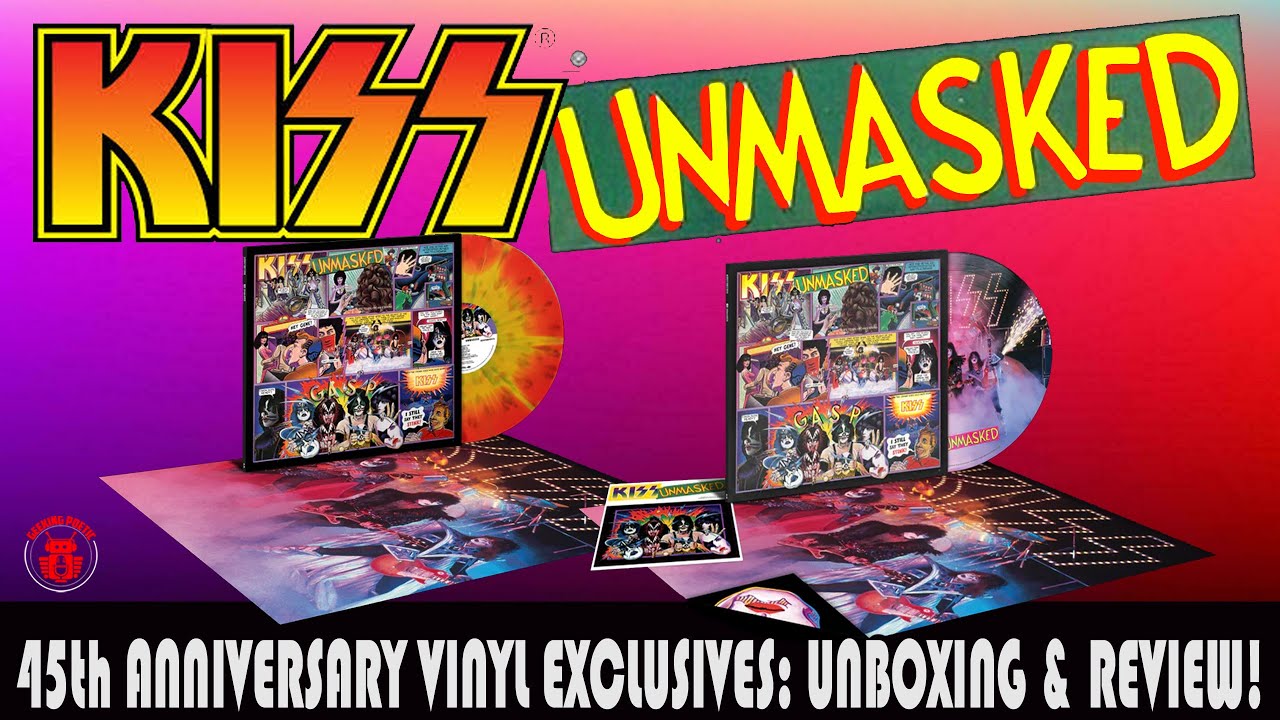 KISS 'UNMASKED' EXCLUSIVE 45th ANNIVERSARY VINYL SETS - UNBOXING & REVIEW! #kiss #vinyl #unboxing
