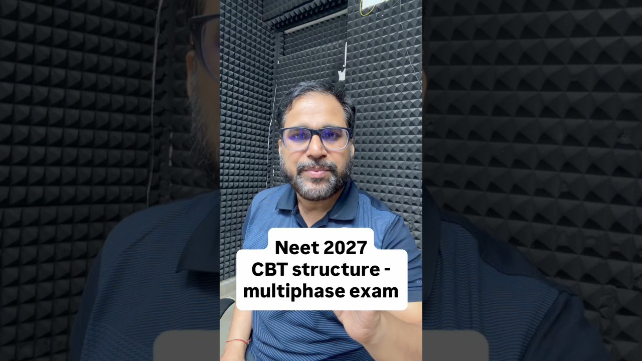 NEET 2027 CBT structure ✅ Multiphase Exam #neet2027 #neet #tarunsir #neetlatestupdates #sankalpneet