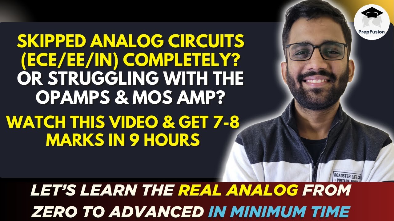 🔥Skipped Analog Electronics Completely? Cover At Least This Part || PrepFusion
