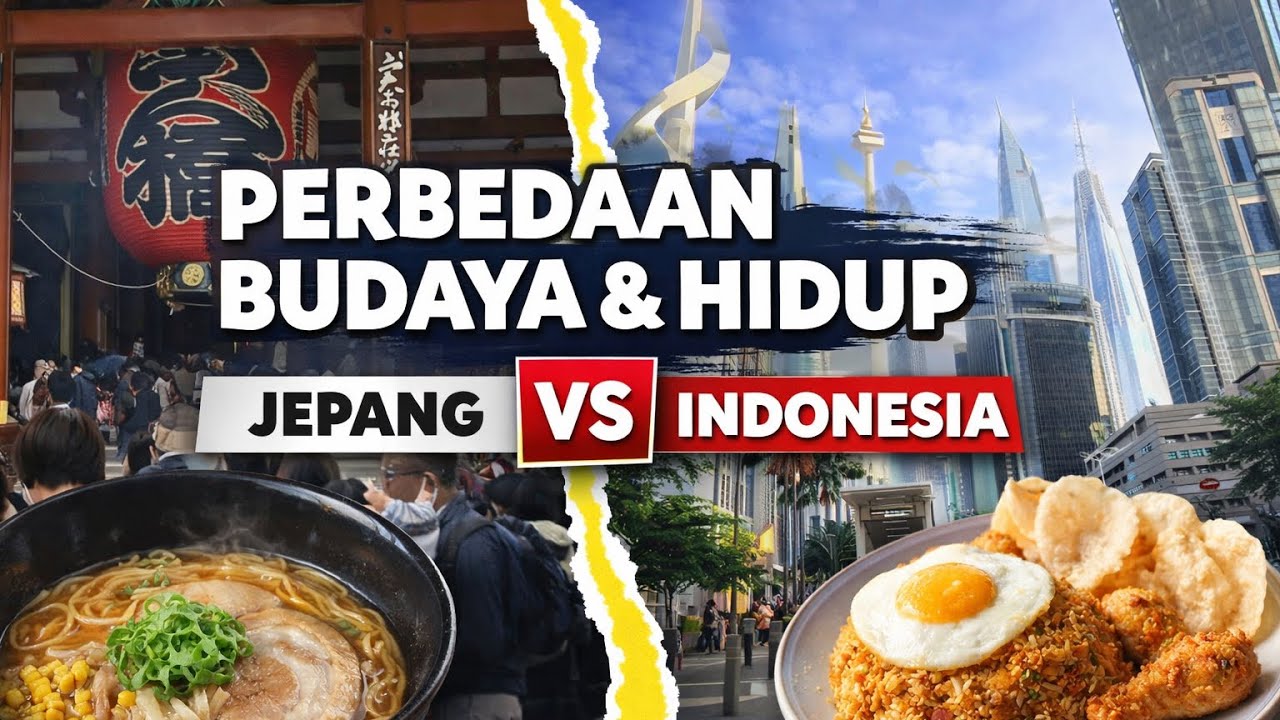 Perbedaan Budaya & Kehidupan Jepang vs Indonesia 🇯🇵🇮🇩