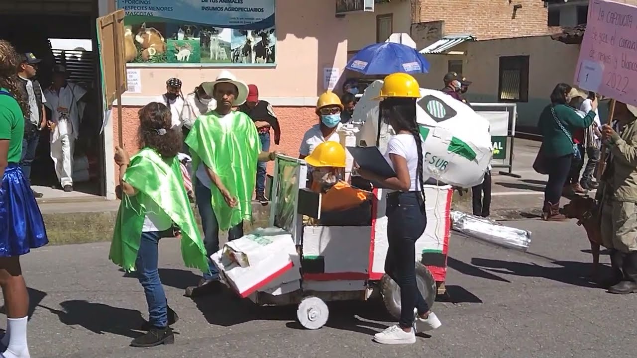 Desfile Magno 6 de Enero Carnaval de Negros Y Blancos Municipio de Nariño Nariño 2022