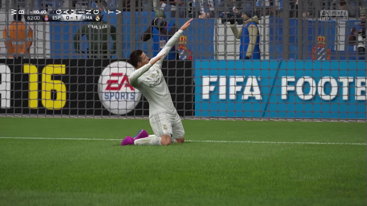 REAL MADRID VS RCO ESPANYOL GAMEPLAY FIFA 16