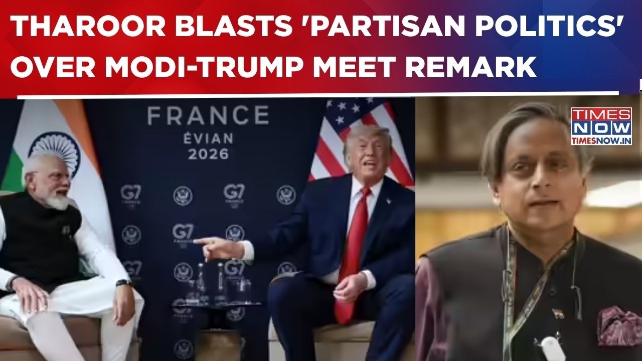 'Extraordinary To Twist...': Tharoor Slams 'Partisan Politics' Over Modi-Trump Meet Remark | WATCH
