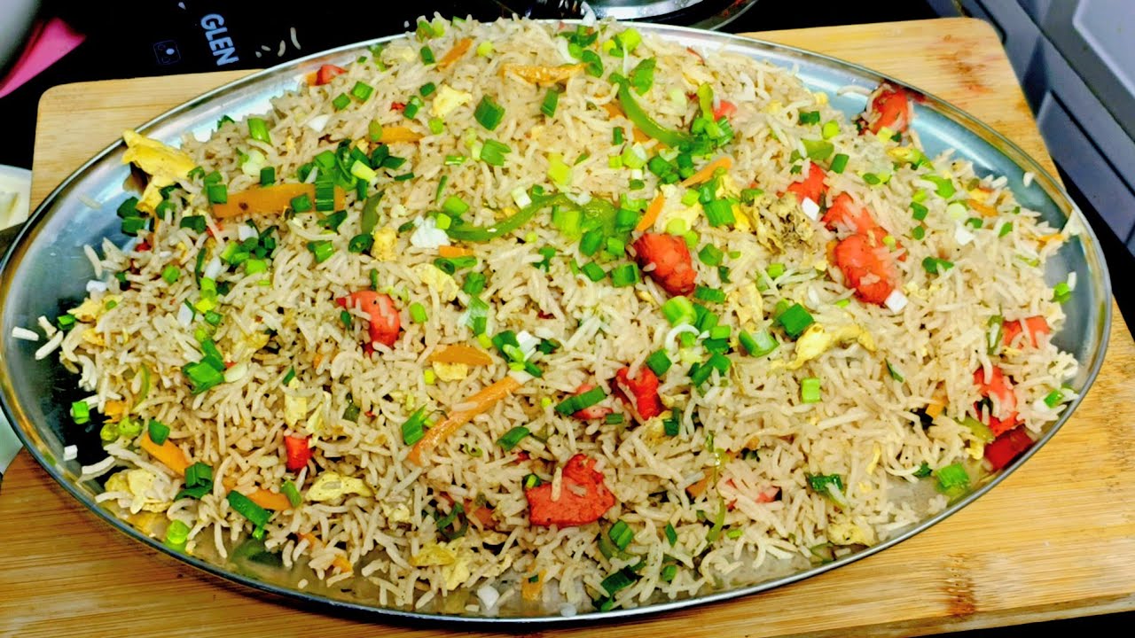 Chinese fried rice recipe. Tasty yet eas. Subscribe for more recipes.