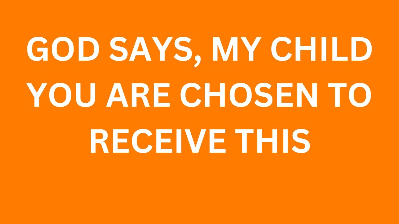 Бог говорит: ВЫ ИЗБРАНЫ ДЛЯ ЭТОГО | послание Бога сегодня | послание Бога | послание Бога для вас...