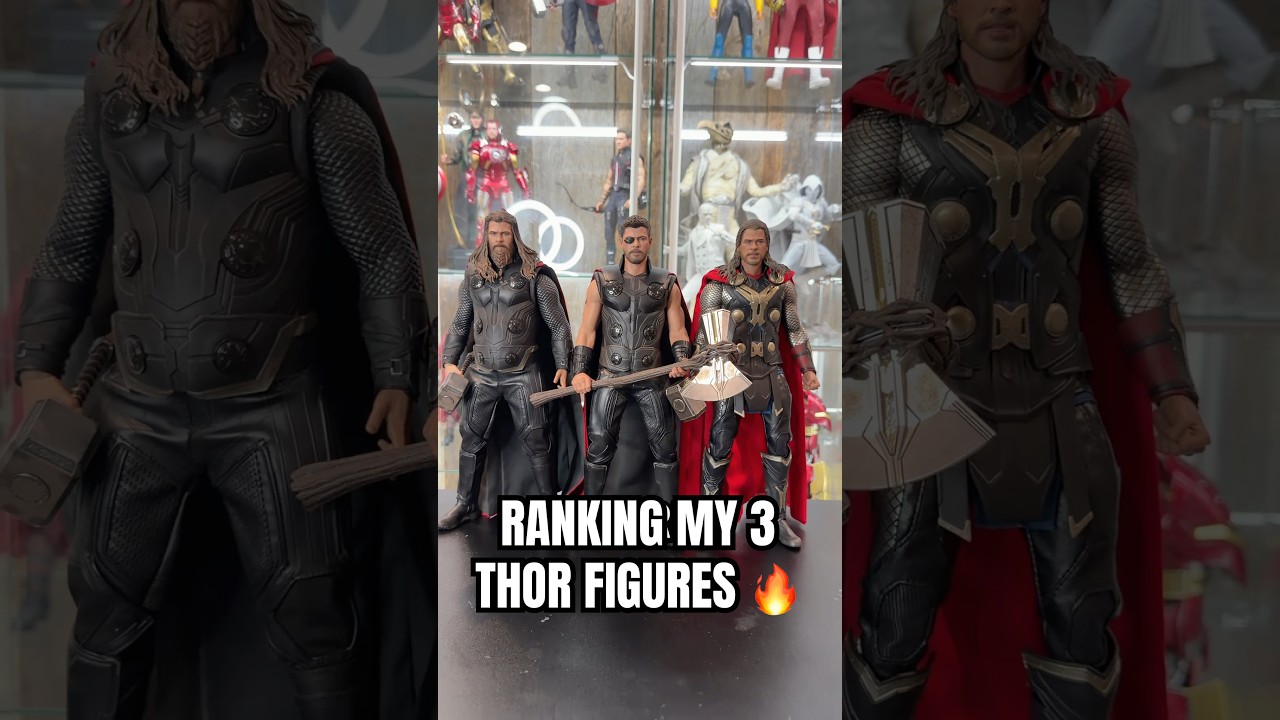 RANKING MY 3 THOR FIGURES 🔥 #thor #avengers #marvel #hottoys #actionfigures