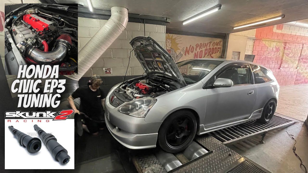 Это быстро обострилось. Распредвалы и коллектор Honda Civic Ep3 Typer Skunk2