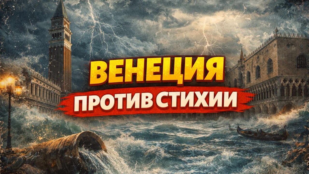Как ВЕНЕЦИЯ держится на воде: секреты ИНЖЕНЕРИИ!