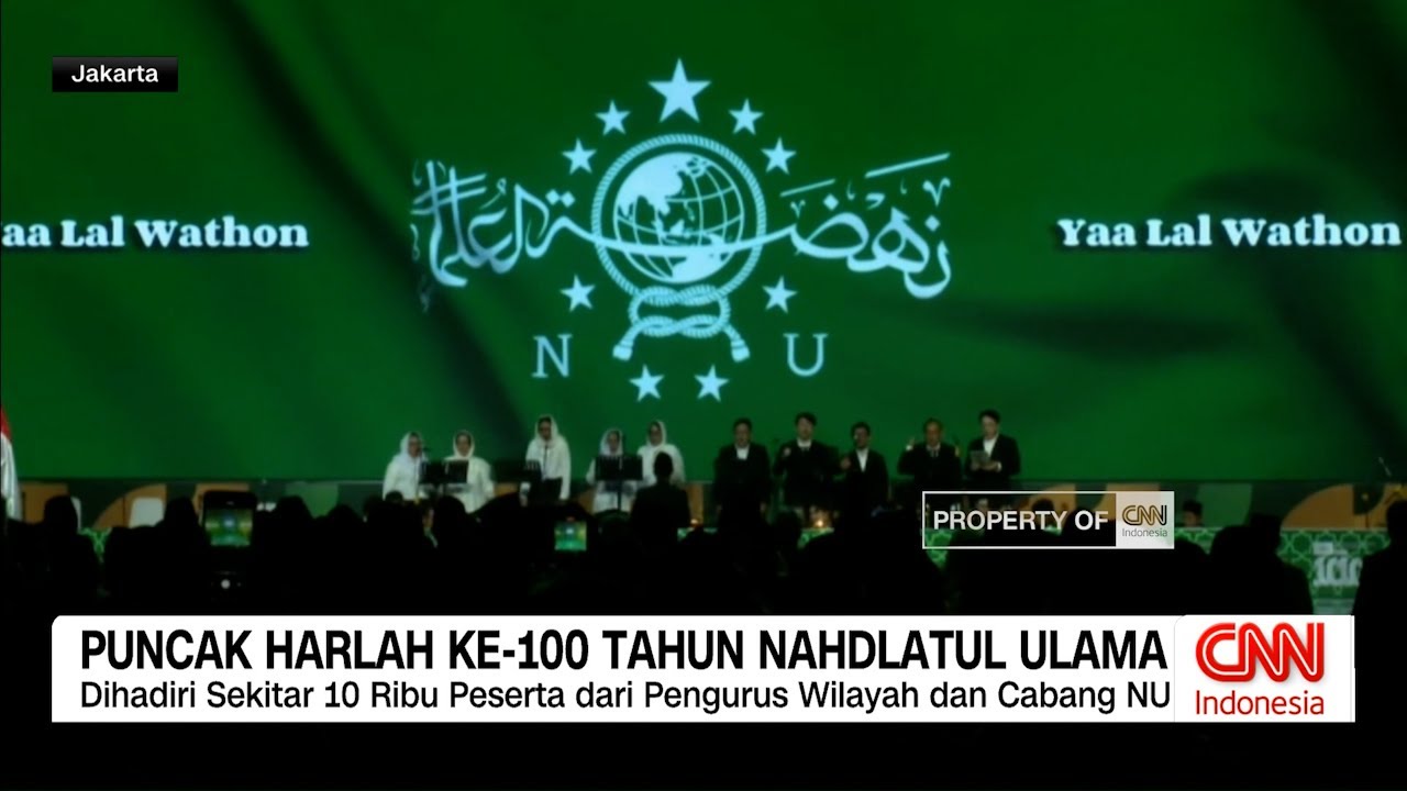 Puncak Harlah ke-100 Tahun Nahdlatul Ulama Digelar di Jakarta