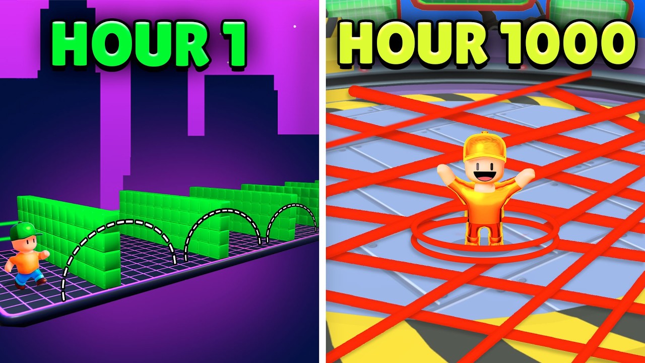 I Got The WORLD RECORD On EVERY ENDLESS Map in Stumble Guys!