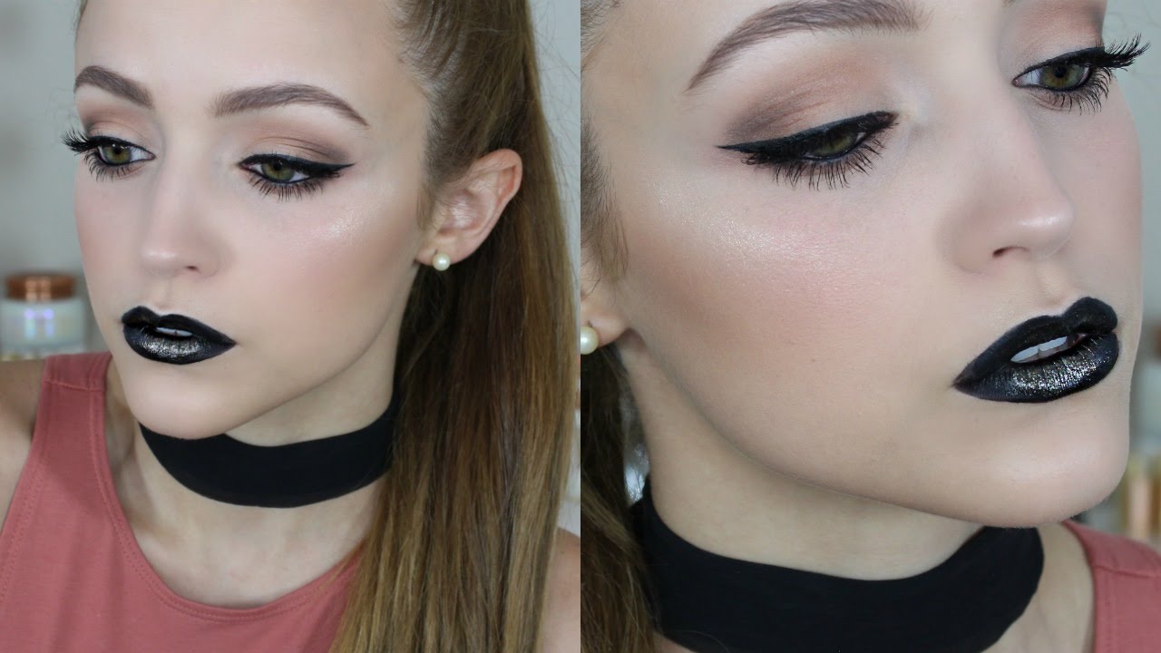 Black Foiled Lips | Chatty Get Ready