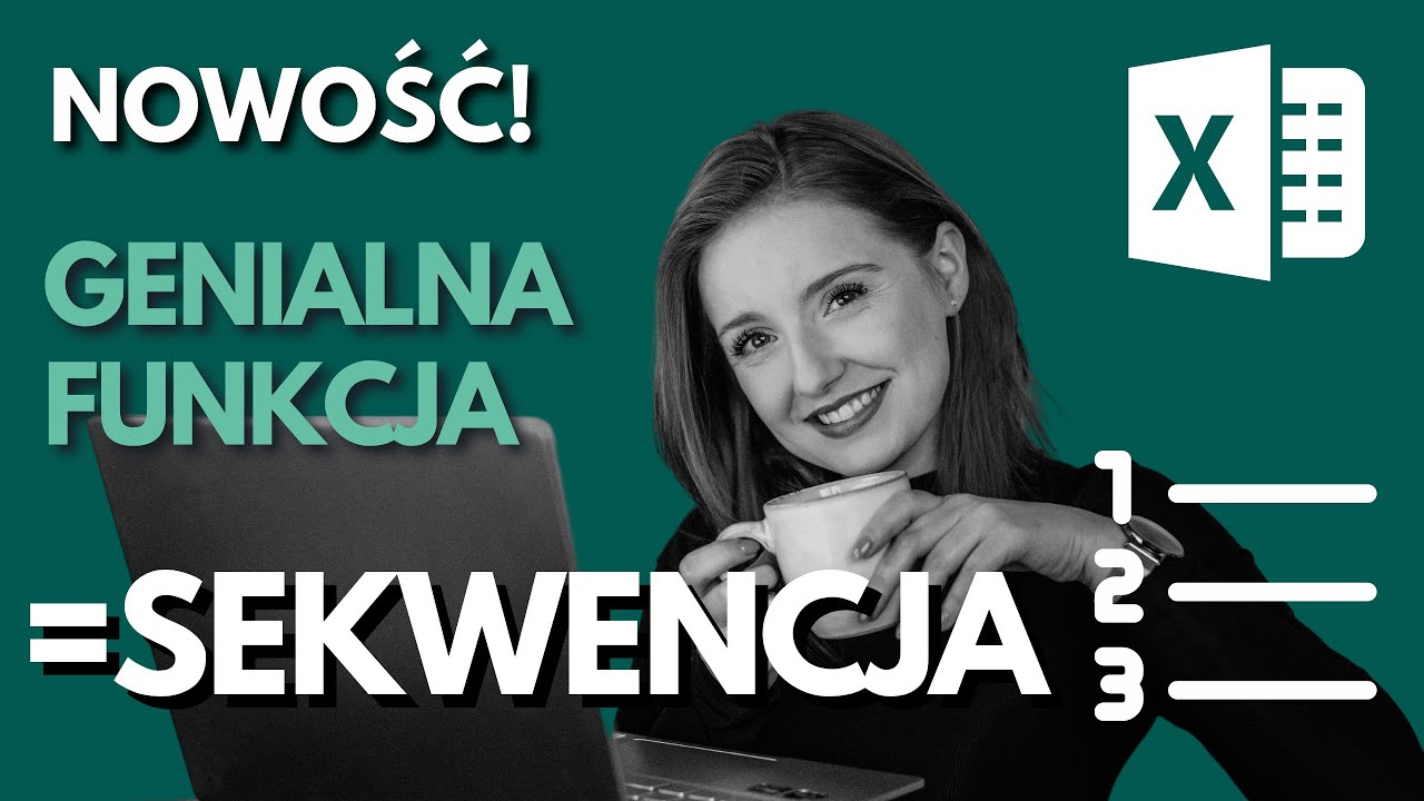 EXCEL genialna funkcja SEKWENCJA r&oacute;wna się szybkie numerowanie 1️⃣2️⃣3️⃣4️⃣5️⃣6️⃣7️⃣8️⃣9️⃣🔟 ...