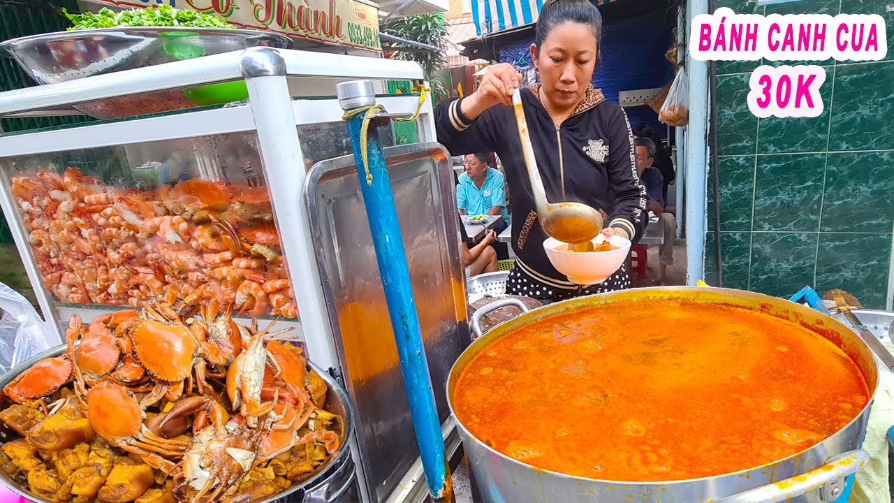 Quy trình Nấu Nồi Bánh Canh Cua gần 30 năm ở Sài Gòn