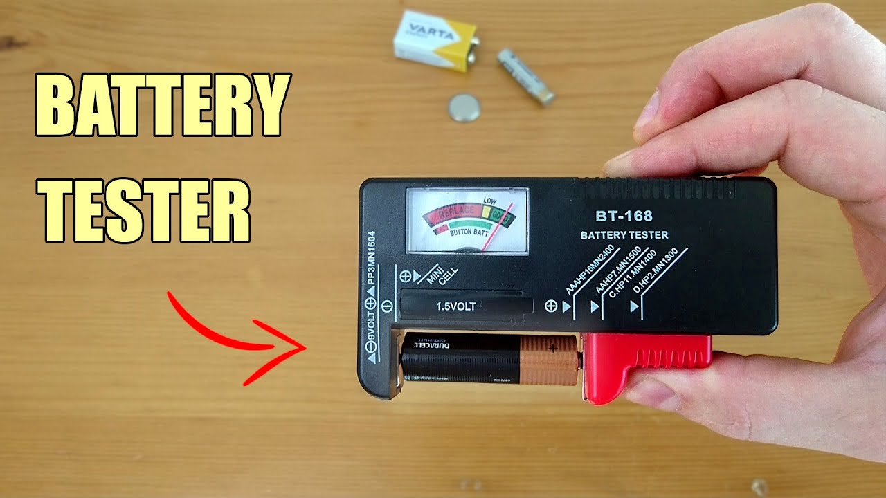 Best Battery Tester Checker for Small Household Batteries AA, AAA, 9V