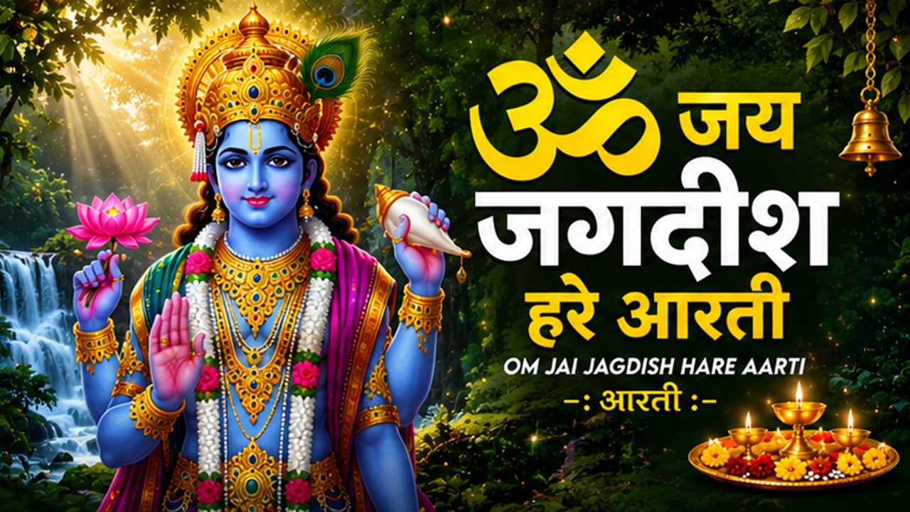 ॐ जय जगदीश हरे आरती | Om Jai Jagdish Hare Aarti I Vishnu Ki Aarti : Aarti Song I Vishnu Aarti 2026