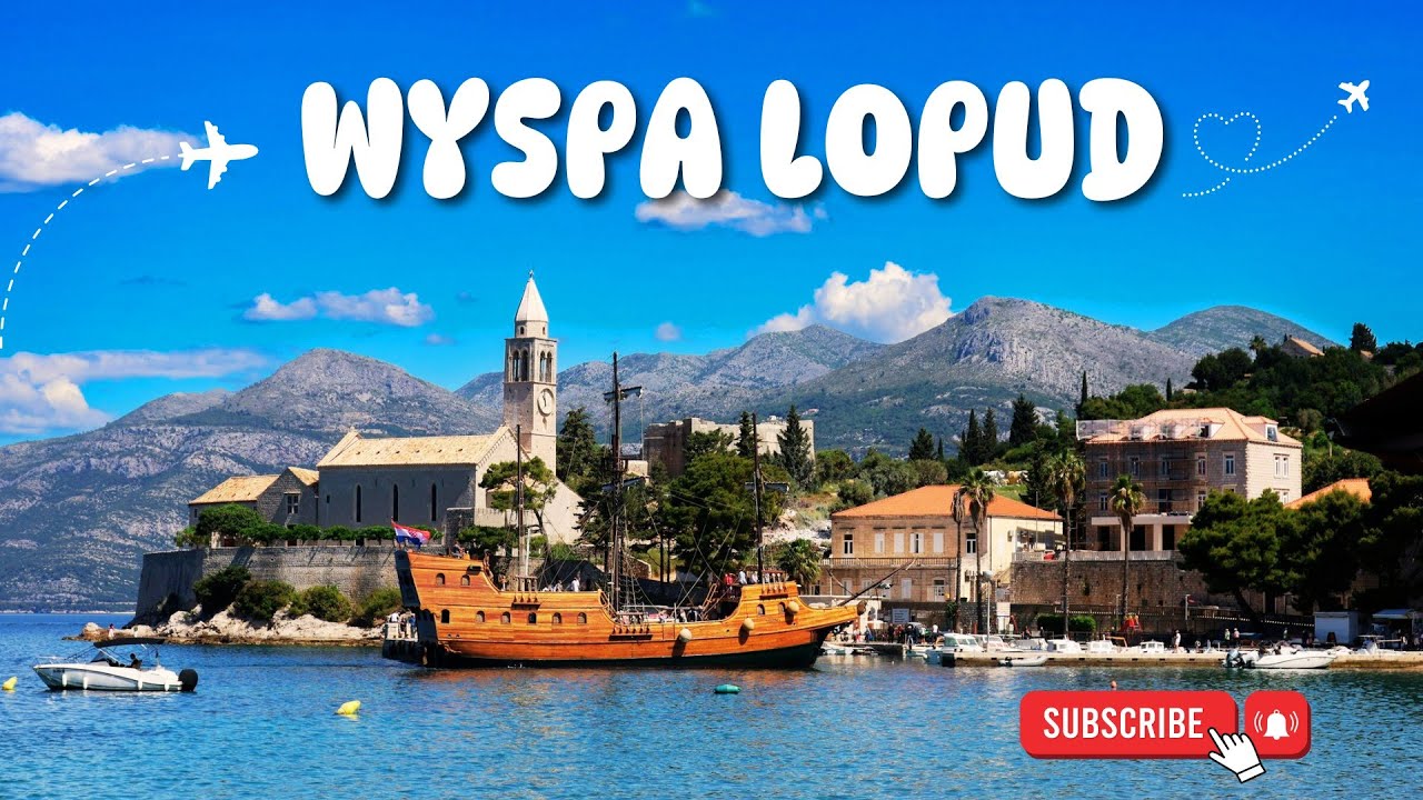 🌴Odkryj wyspę Lopud 🐚🌊 i jej niezapomniane atrakcje 🚤🌴Chorwacja 2025
