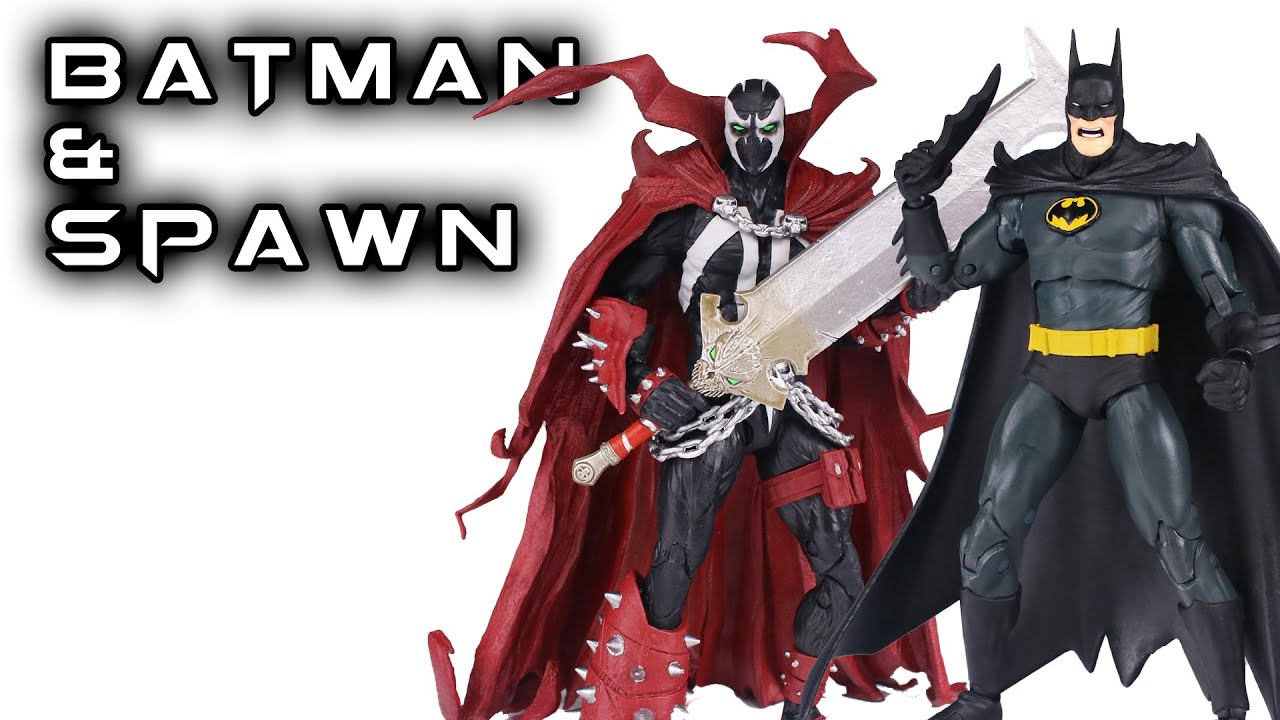 McFarlane Toys BATMAN & SPAWN 2 Pack Action Figure Review