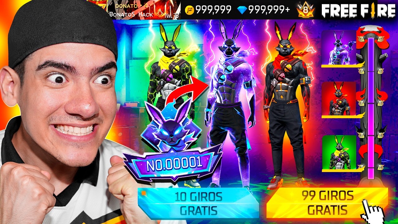 GASTE 10,000 en EL NUEVO CONEJO GALAXY DE FREE FIRE y ME SORPRENDI !! - TheDonato