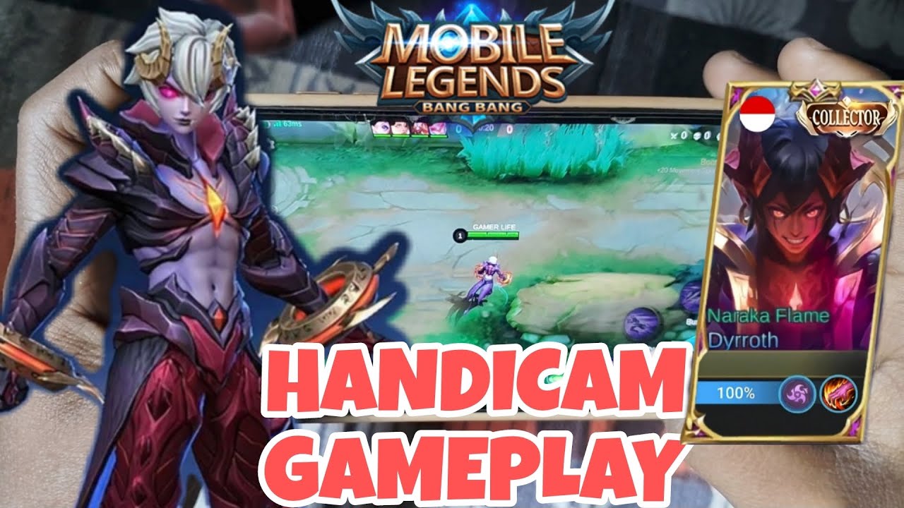 (SUN YT) Dyrroth Character Handcam 👀 Solo Rank Gameplay ⚡ In - Mobile legends 🚀 #mobilelegends  