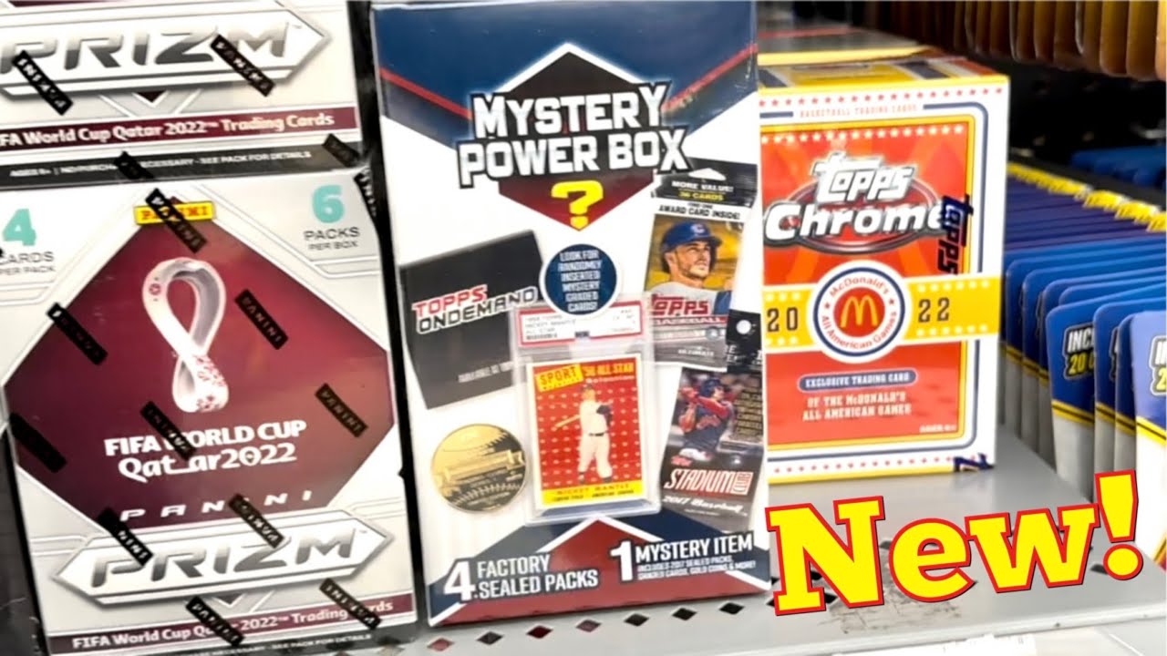 NEW WALMART RELEASE!  2023 MYSTERY POWER BASEBALL CARD BOX!