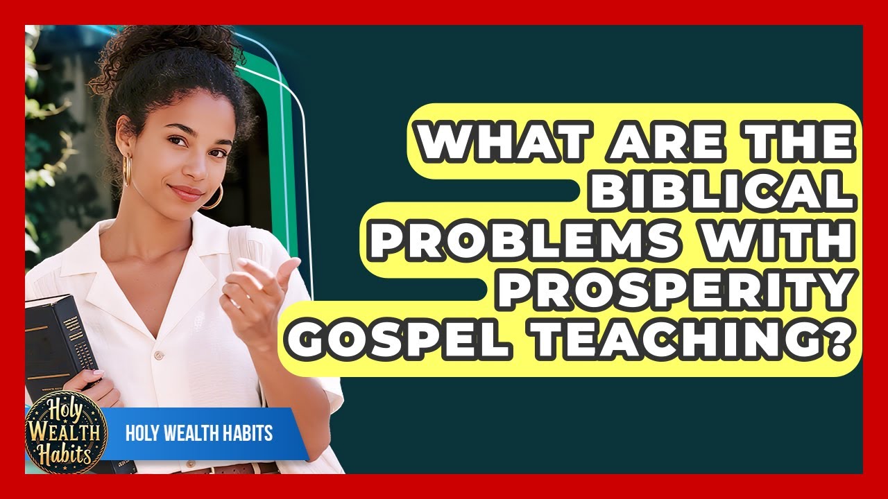 What Are The Biblical Problems With Prosperity Gospel Teaching? - Holy Wealth Habits