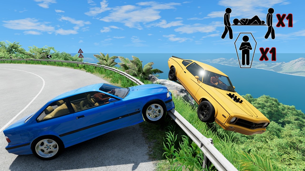 Realistic High-Speed Car Crashes in BeamNG.drive | Ultra Detailed Crash Compilation!? #08