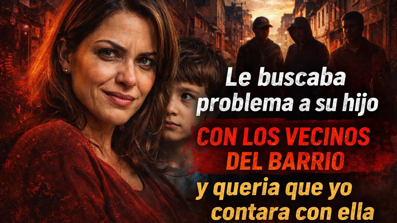 Le buscaba problema a su hijo con los vecinos de barrio y que contara con ella