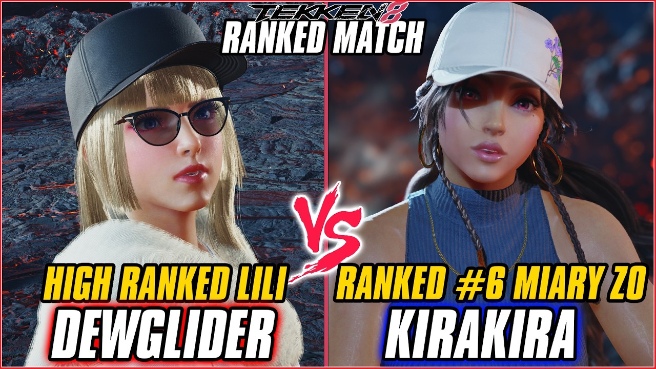 TEKKEN 8 ▰ DEWGLIDER (Lili) vs KIRAKIRA (#6 Ranked Miary Zo) ▰ T8 RANKED GAMEPLAY