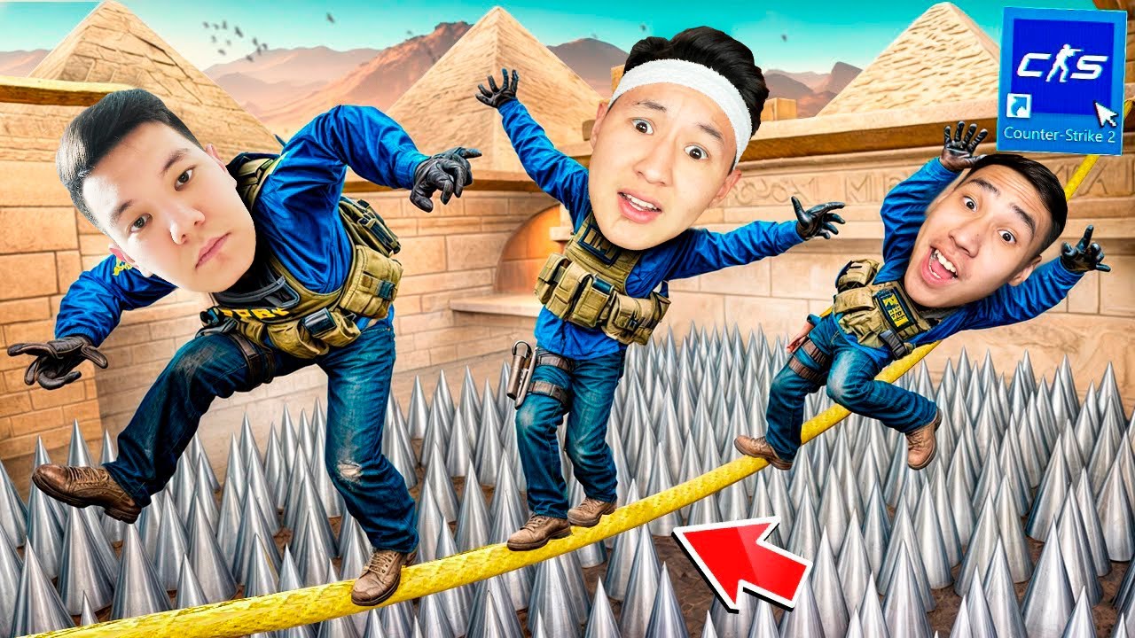 ПИРАМИДАНЫҢ ЛОВУШКАЛАРЫНА ТАП БОЛДЫҚ - КС ГО ДЕЗРАН / CS2 DEATH RUN