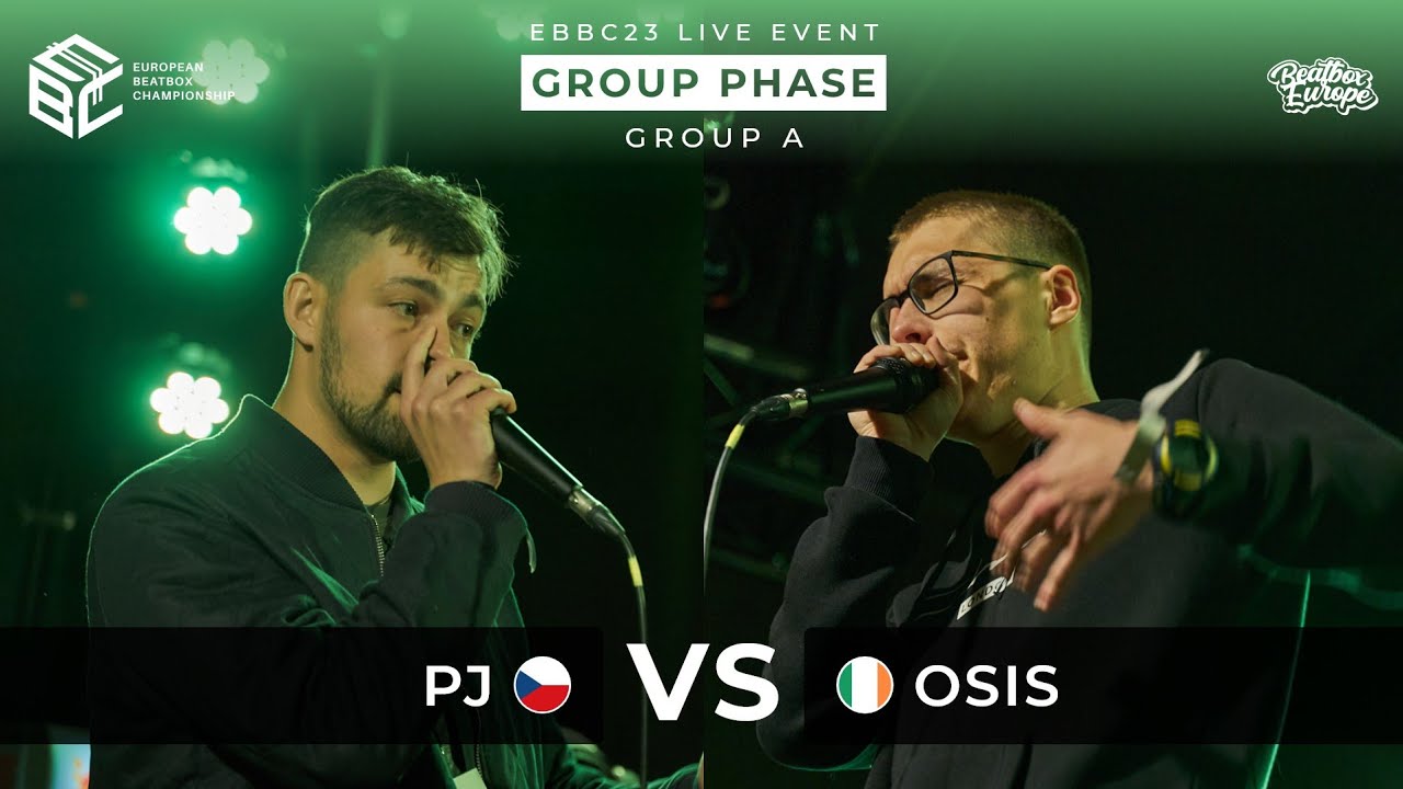 PJ 🇨🇿 vs Osis 🇮🇪 💥 /Group A - Final Stage Live Event Top 16/ #beatbox #music #battle #europe #beats