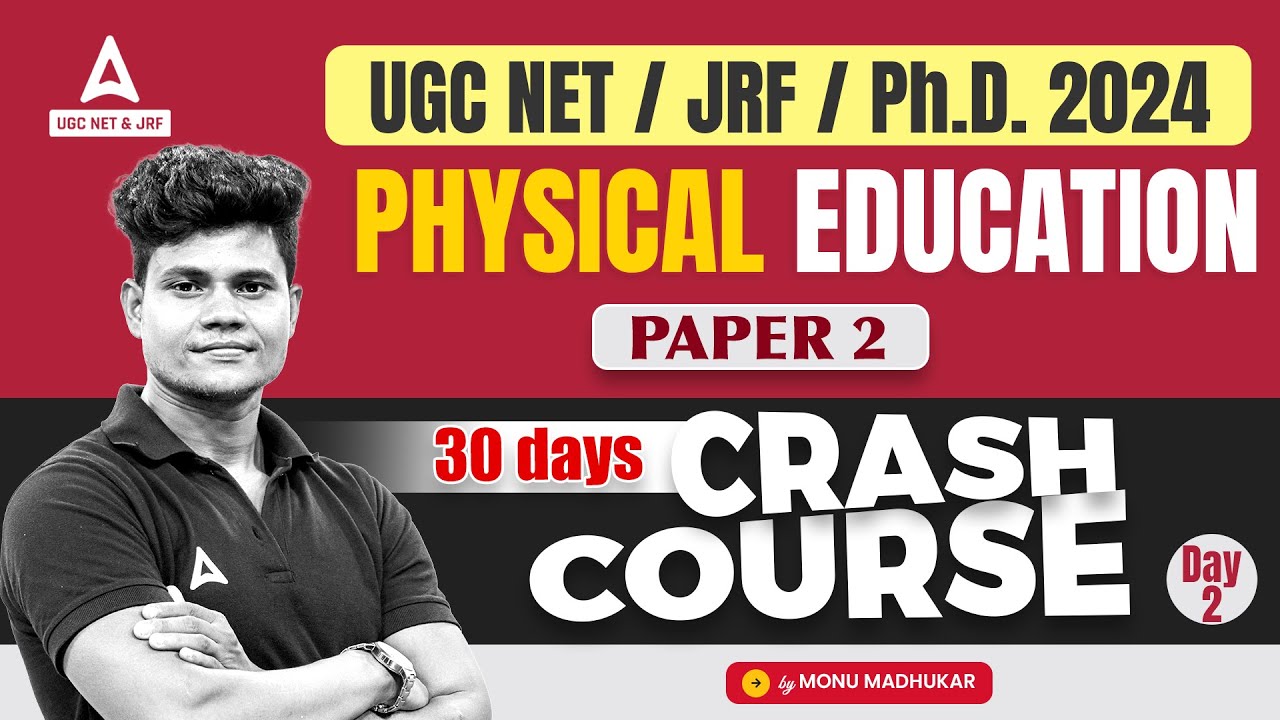 UGC NET Physical Education Crash Course#2 | Physical Education By Monu Sir