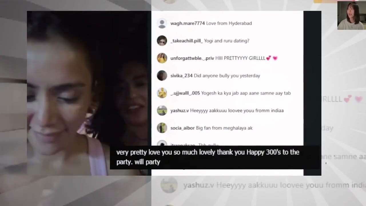 Akanksha Choudhary Niharika Asmita instagram live 2026 02 26