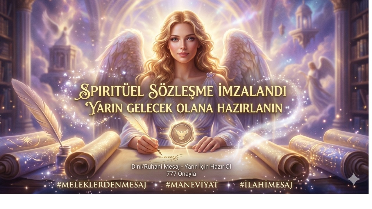 🕊️ Manevi s&ouml;zleşme imzalandı: Yarın olacaklara hazırlanın...