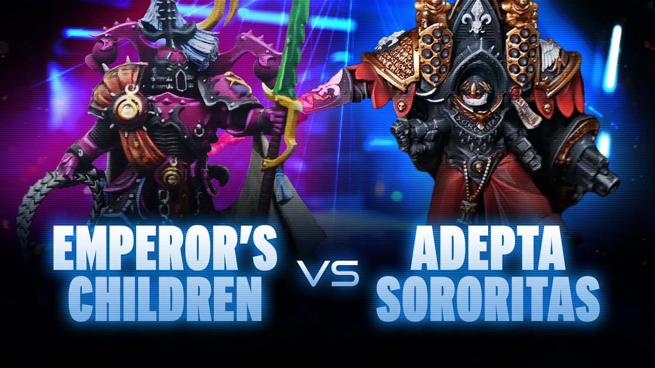 Emperor's Children vs Adepta Sororitas Competitive Battle Report