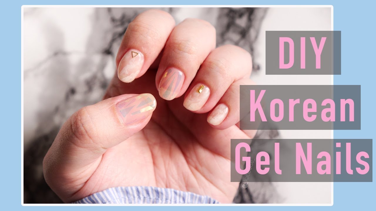 DIY Korean Gel Nails at Home | 네일 아트 |