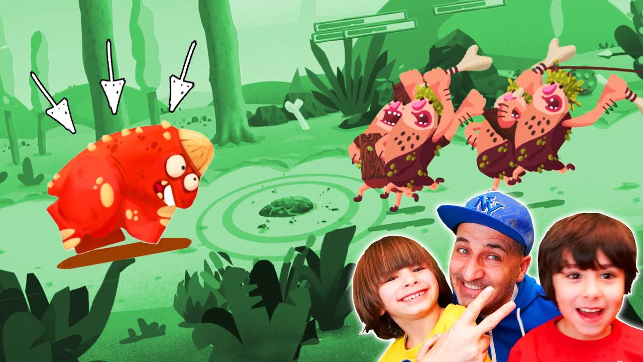 Tenemos a RAMBO!! Nuevo dinosaurio en DINO BASH con Dani y Evan