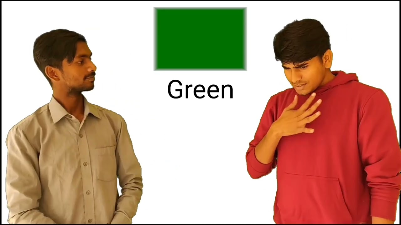 colors names in Indian sign language.