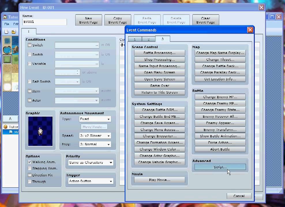 RGSS3 Tutorial 4 - Creating a Command Window