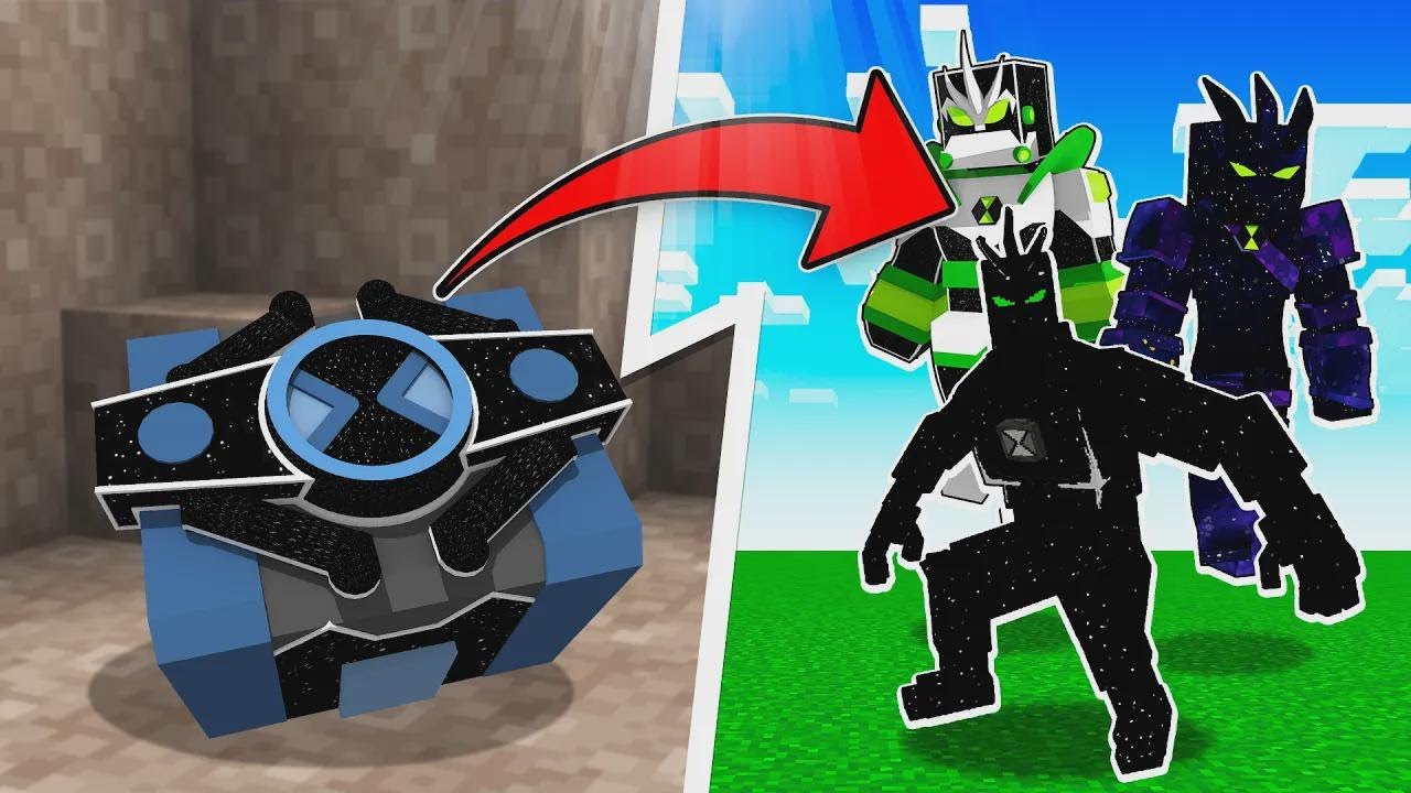 Recreé el Omnitrix del Alien X en Minecraft