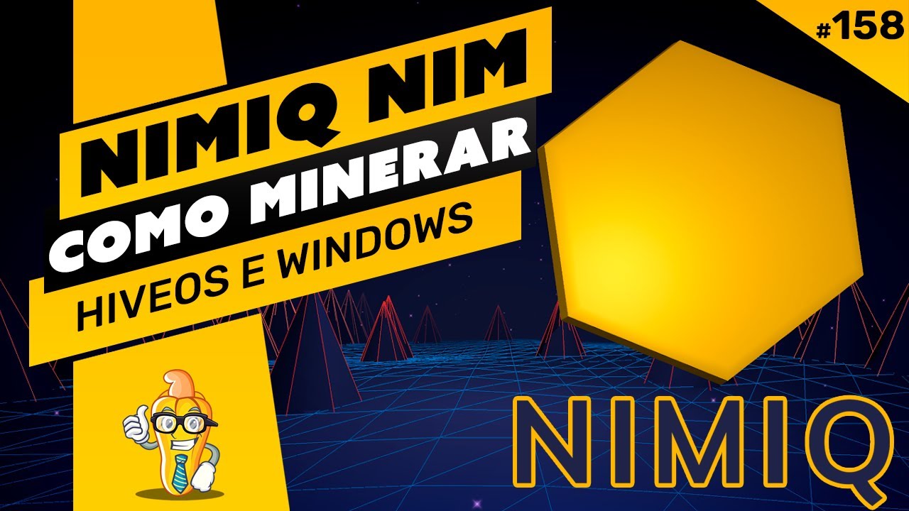 ⛏️💰 COMO MINERAR A MOEDA NIMIQ NIM - PASSO A PASSO - HIVE OS E WINDOWS