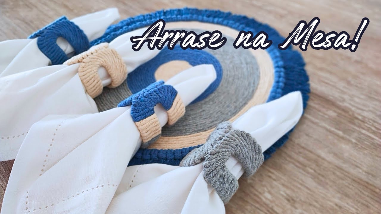 Porta-Guardanapo ECONÔMICO e LINDO | DIY Simples para MESA POSTA