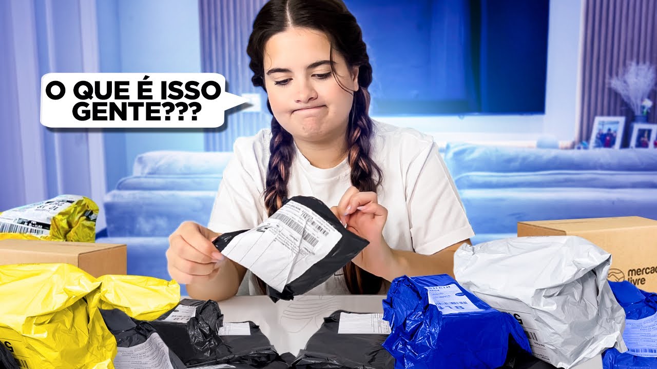 ABRINDO E AVALIANDO AS COMPRAS IN&Uacute;TEIS DA MINHA M&Atilde;E!