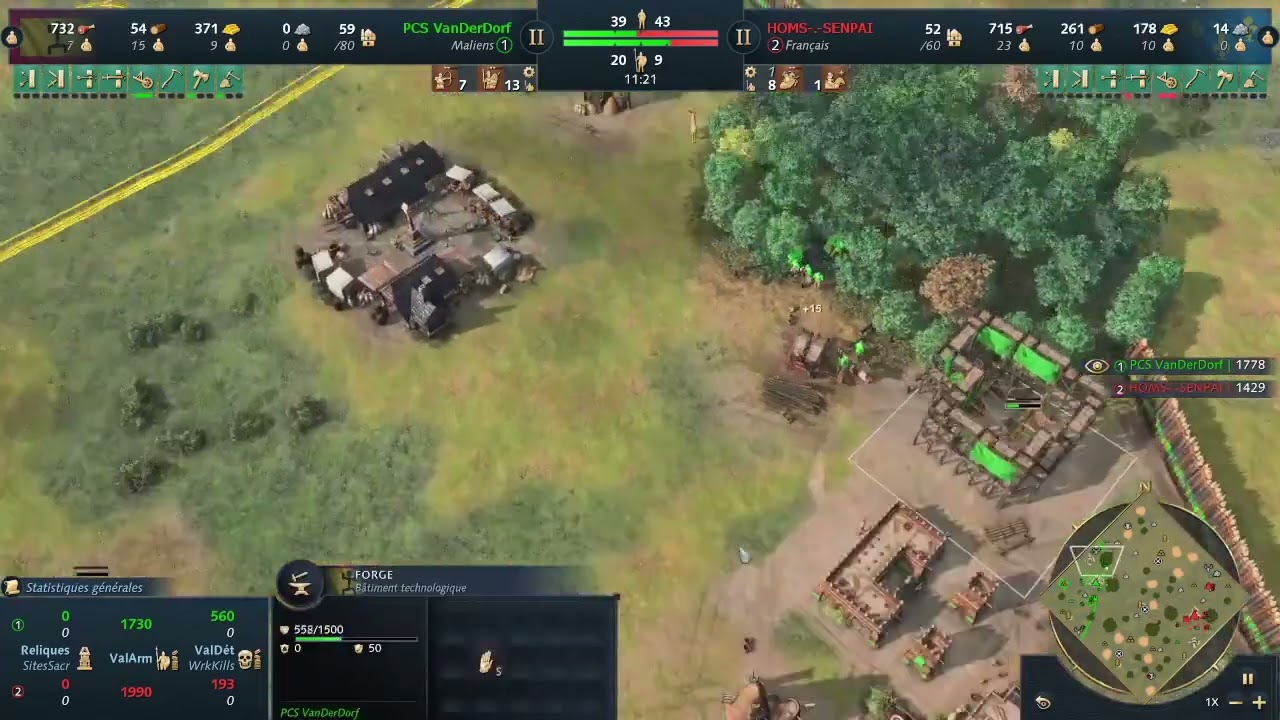 Age Of Empire IV Casting The WarChief #45 - VanDerDorf Vs HOMS-.-SENPAI
