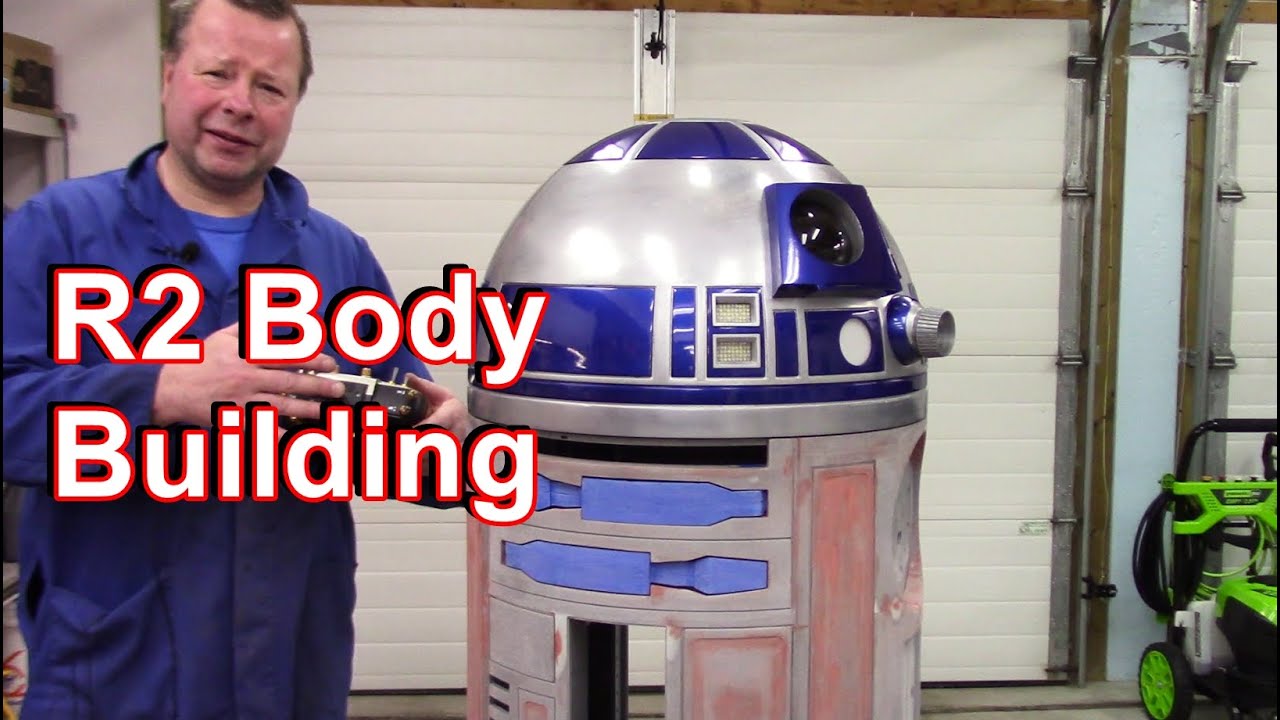 Здание R2-D2 — Часть 5: Сборка корпуса, включая привод купола.