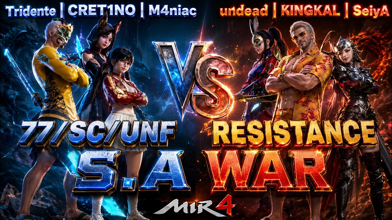 Alliance UNF/SC/77 VS R&eacute;sistance S.A | Mir4