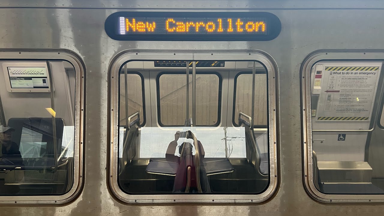 On Board a 7K WMATA (Silver line) from Ashburn to New Carrollton￼￼