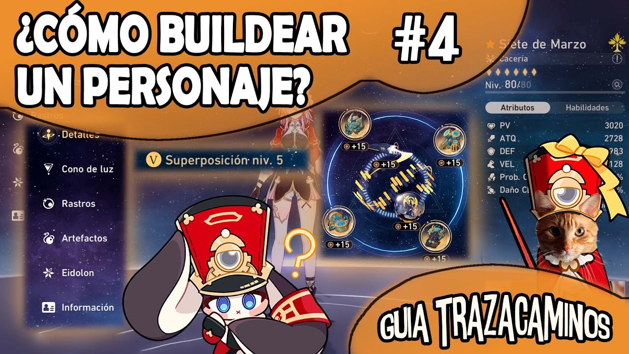 GUIA TRAZACAMINOS #4 - PERSONAJES pt.2 - &iquest;C&Oacute;MO BUILDEAR UN PERSONAJE? CONOS, ARTEFACTOS, ETC...