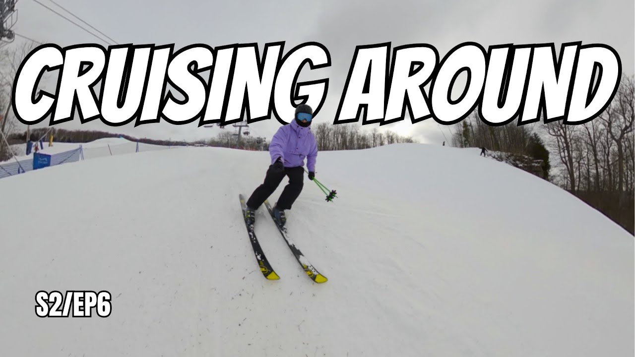 SKIING MY LOCAL HILL AFTER A WIND STORM