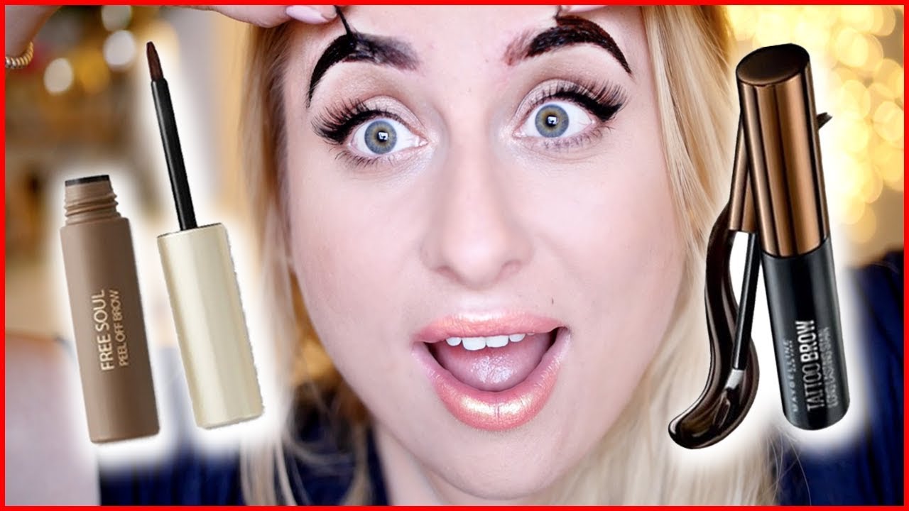 TEST: PEEL OFF BROW 😱 KIKO VS MAYBELLINE 😱 TATTOO BROW